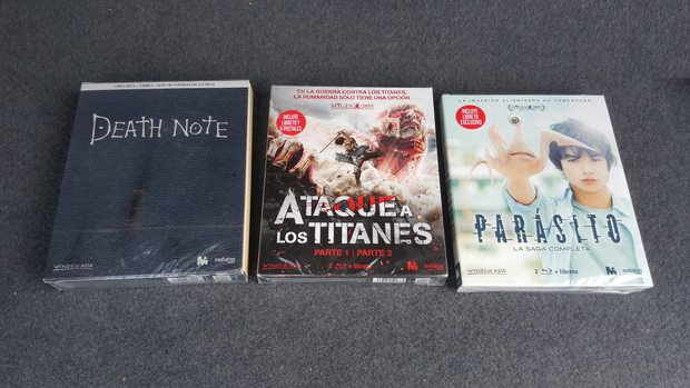 Death Note, Ataque a los Titanes y Parásito: Mi Compra 25-02-2022