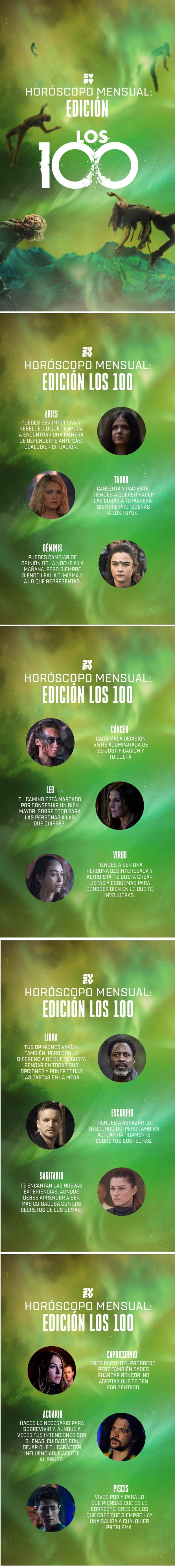El Horóscopo de "Los 100".