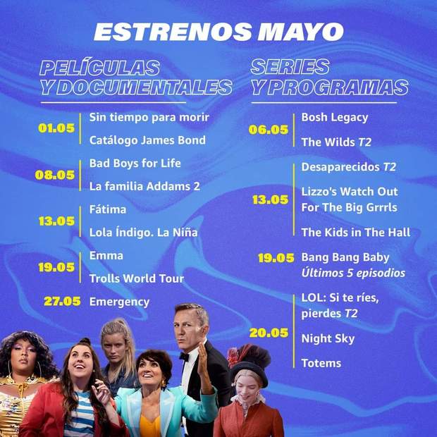 Estrenos Mayo 2022 Prime Video.