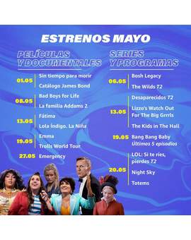 Estrenos Mayo 2022 Prime Video.