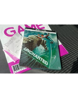 Uncharted Steelbook 4K UHD: Mi Compra en Game del 12-05-2022.