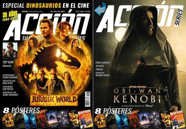 Accion Cine Junio 2022. Portada y pósters.