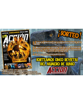 Por si queréis participar. Sorteo de 5 revistas del número de Junio de Acción Cine.