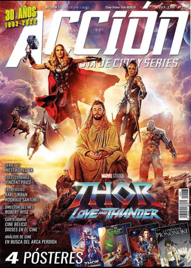 Accion Cine. Portada y pósters Julio 2022