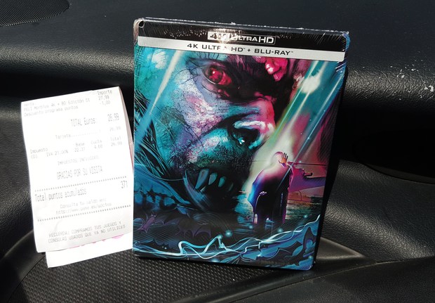 Morbius Steelbook 4K UHD. Mi Compra 01-07-2022