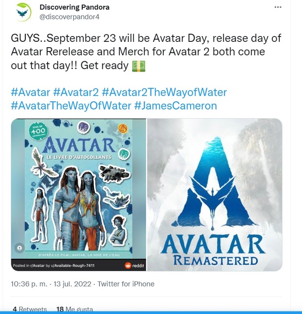 23 de Septiembre: Avatar Day