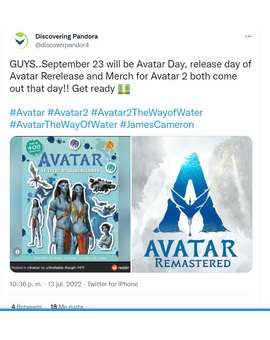 23 de Septiembre: Avatar Day