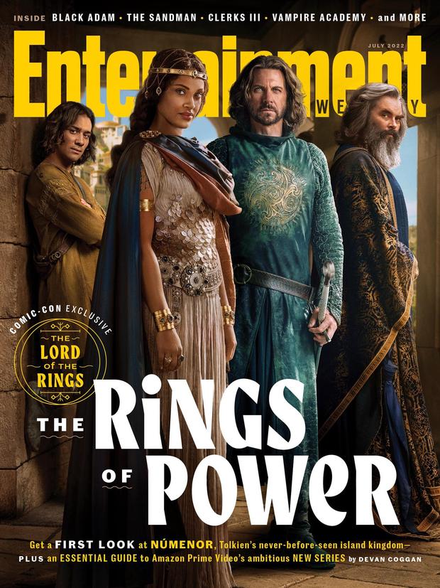 El señor de los anillos: Los anillos de poder. Portada Entertainment Weekly.