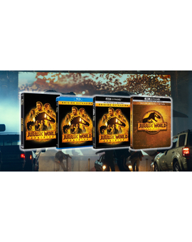 Jurassic World Dominion. Caratulas ediciones Españolas