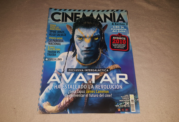 Cinemanía Diciembre 2009. Avatar. ¿Será capaz James Cameron de reinventar el futuro del cine?. 
