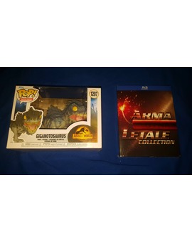 Funko Pop Giganotosaurus Jurassic World Dominion + Pack Arma Letal: Mis Compras 22-09-2022.