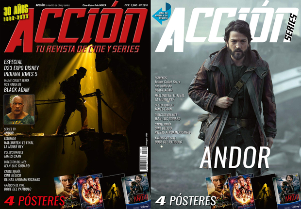 Acción Cine. Portada y Pósters Octubre 2022.