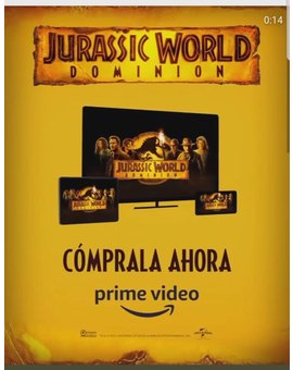 Jurassic Worold Dominion / Desde el 29-09-2022 a la venta en plataformas digitales / Spot.
