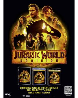 Anunció en revista Acción Cine de Jurassic World Dominion. ¿Qué echáis de menos en el mismo?.