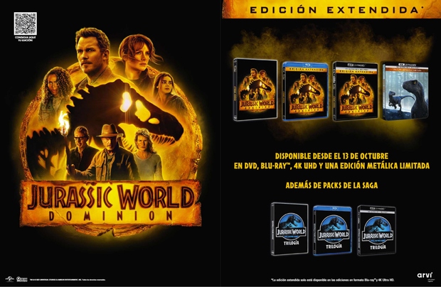 Anunció en revista Fotogramas de Octubre 2022 de Jurassic World Dominion.