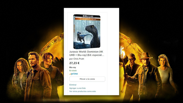 Steelbook de Jurassic World Dominion rebajado en amazon.