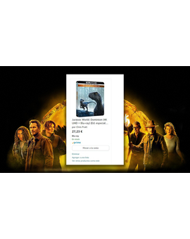 Steelbook de Jurassic World Dominion rebajado en amazon.