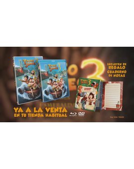Anunció de TV del lanzamiento en Blu-Ray y DVD de Tadeo Jones 3.