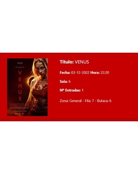 Venus: Breve crítica y entrada [Sin Spoilers]. Nota: 2/10. De lo peor en terror de este año.
