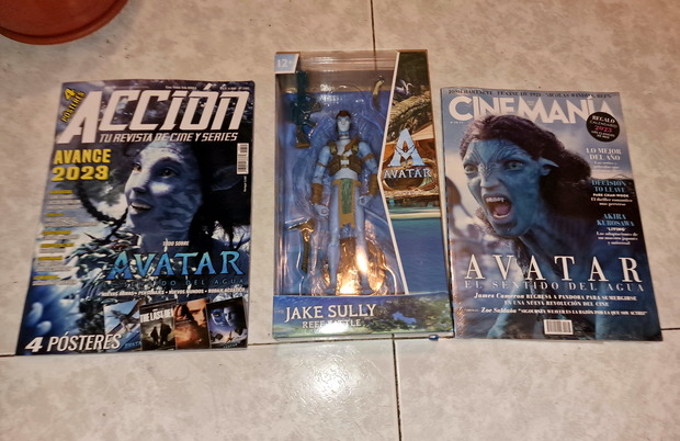Jake Sully de McFarlane figura Avatar + Acción Cine + Cinemania: Mis Compras 29-12-2022.