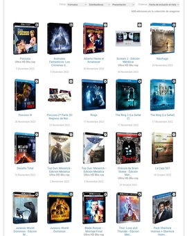 ¿Cuantas películas habéis añadido a vuestra colección en 2022?.