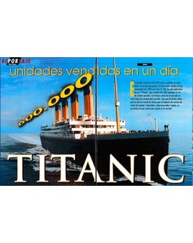 600000 unidades del VHS de Titanic vendidas en un sólo día (14-10-98). Más o menos como hoy en día.