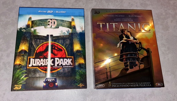 Las dos mejores conversiones 2D a 3D jamás realizadas. Jurassic Park y Titanic.