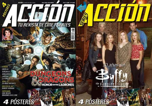 Accion. Portada y posters Marzo 2023