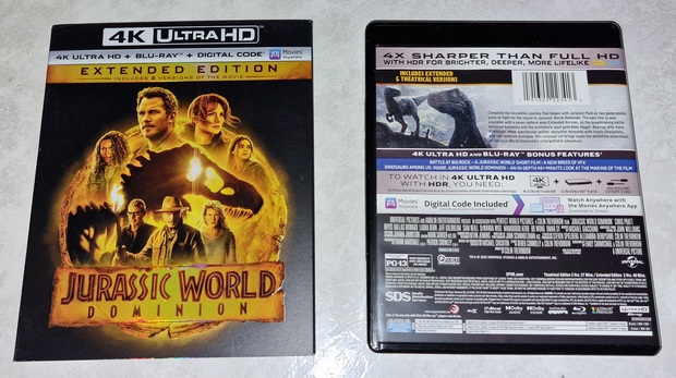 Jurassic World Dominion [USA] con todos los extras subtitulados en Español. Mi Compra 07-03-2023