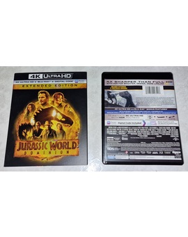 Jurassic World Dominion [USA] con todos los extras subtitulados en Español. Mi Compra 07-03-2023