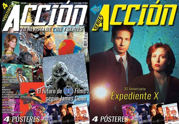 Accion Cine Abril 2023. Portada y posters.