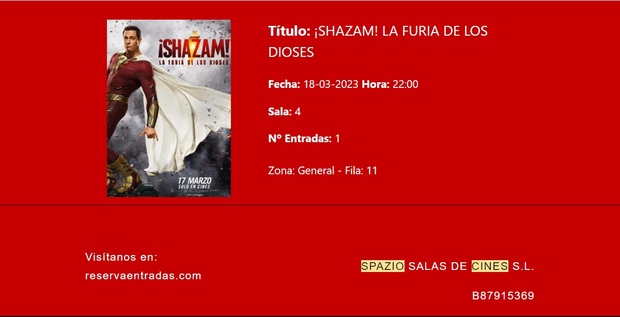 ¡Shazam! La furia de los dioses: Breve crítica y entrada [Sin Spoilers]. Nota 8/10. Aceptable.