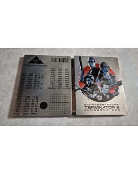 Terminator 2 Steelbook. Exterior. [Francia] [4k Ultra-HD + 3D + Blu-Ray]. Mi Compra 05-04-2023