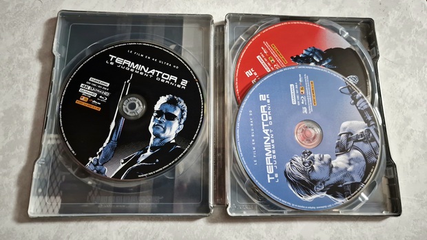 Terminator 2 Steelbook. Interior. [Francia] [4k Ultra-HD + 3D + Blu-Ray]. Mi Compra 05-04-2023