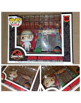 Funko Pop Puertas Jurassic Park y John Hammond. Mi Compra 11-04-2023.