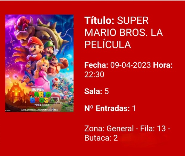 Super Mario Bros: Breve crítica y entrada [Sin Spoilers]. Nota 9/10. ¡Mamma mía!.