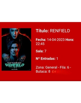Renfield: Breve crítica y entrada [Sin Spoilers]. Nota 7/10. Nicolas Cage on fire.
