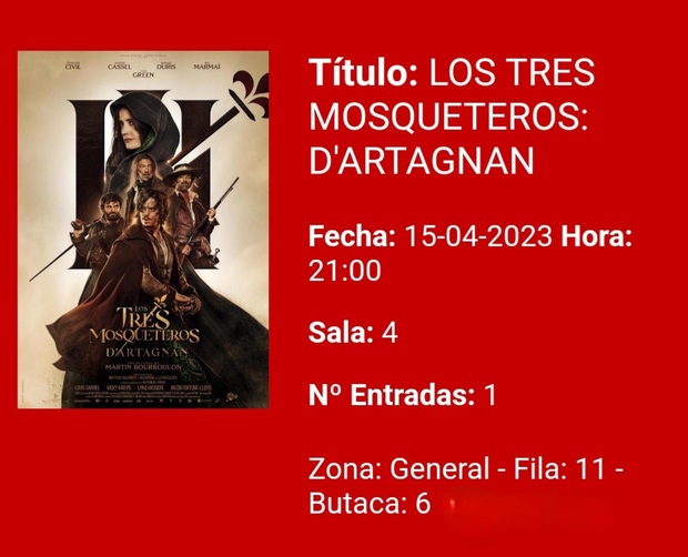  Los tres mosqueteros: D'Artagnan: Breve crítica y entrada [Sin Spoilers]. Nota 6/10. Esperaba más