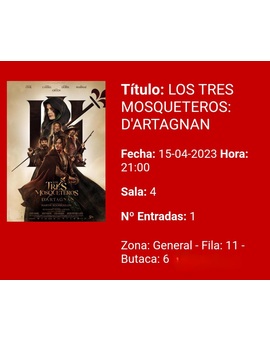 Los tres mosqueteros: D'Artagnan: Breve crítica y entrada [Sin Spoilers]. Nota 6/10. Esperaba más