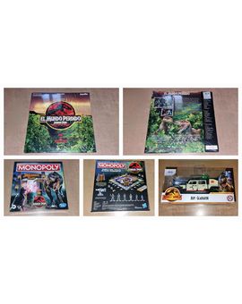 El Mundo Perdido Laser Disc + Monopoly Jurassic Park + Jeep Gladiator Dominion: Compras  17-04-2023