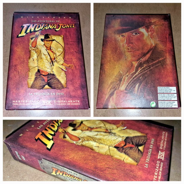 Las aventuras de Indiana Jones. La trilogía en DVD. Mi Compra  22-04-2023.