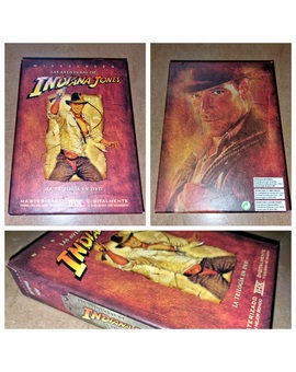 Las aventuras de Indiana Jones. La trilogía en DVD. Mi Compra  22-04-2023.