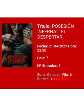 Posesión Infernal El Despertar: Breve crítica y entrada [Sin Spoilers]. Nota 8,5/10. Muy digna.