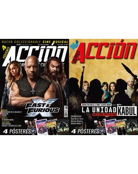 Accion Cine Mayo 2023. Portada y posters.