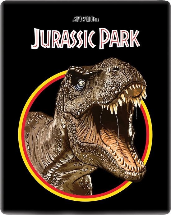 Portada del steelbook 30 aniversario de Jurassic Park 