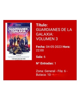 Guardianes de la Galaxia Volumen 3: Breve crítica y entrada [Sin Spoilers]. Nota 7,5/10.