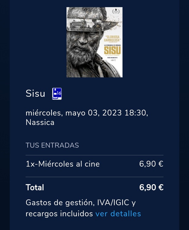 Sisu: Mi Critica y mi Entrada. Nota 8,5/10. Tremenda Carnicería.