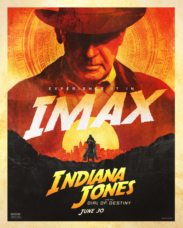 Indiana Jones y el dial del destino. Póster Imax