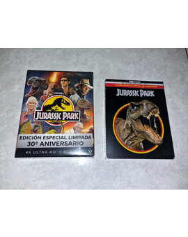 Jurassic Park limitada Coleccionista y Steelbook 30 aniversario. Mi Compra 22-06-2023