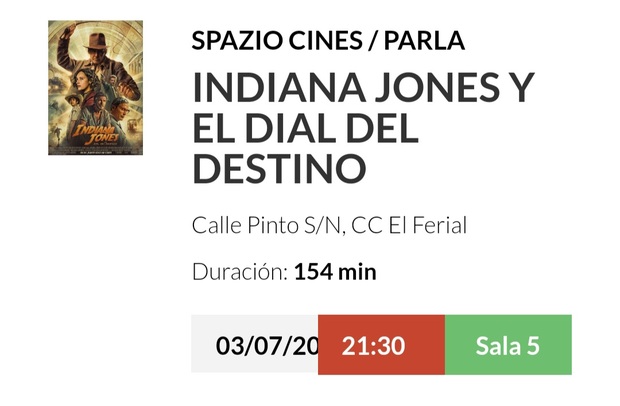 Tras un segundo visionado me reafirmo. Es una muy buena película de Indiana Jones!!!.